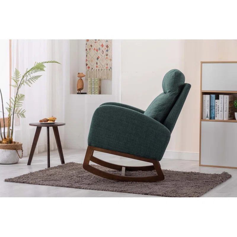 Laxcorn Rocking Chair For Modern Living - Wooden bazar