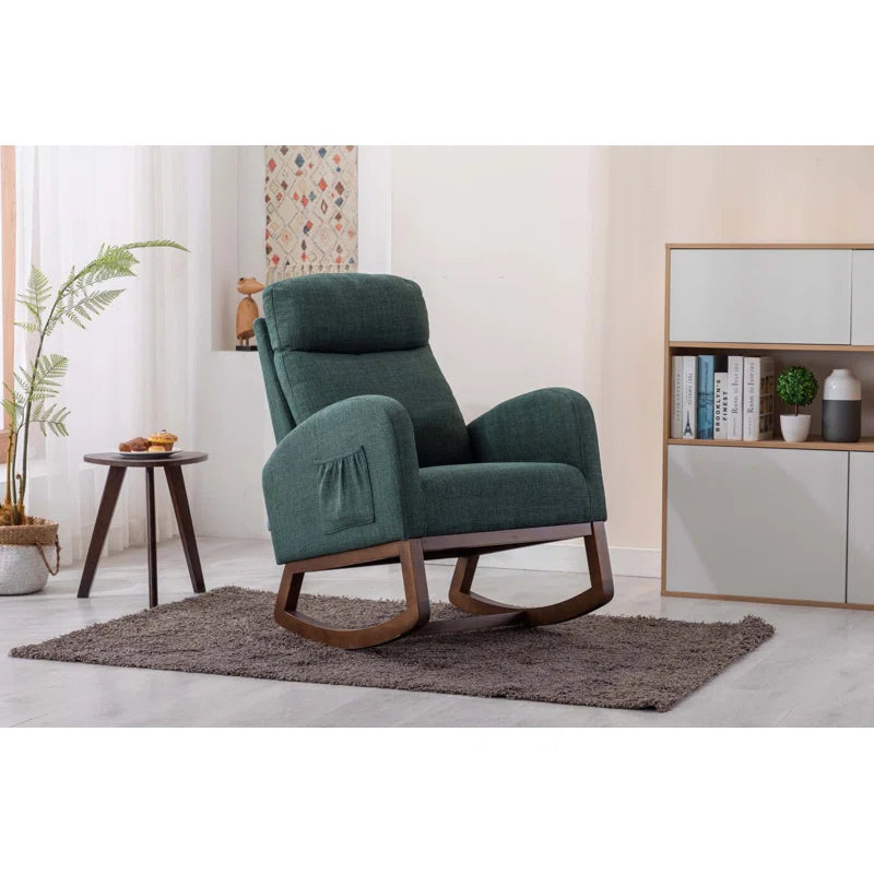 Laxcorn Rocking Chair For Modern Living - Wooden bazar