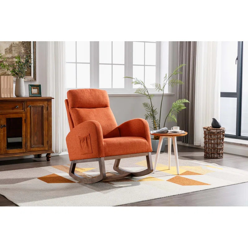 Laxcorn Rocking Chair For Modern Living - Wooden bazar