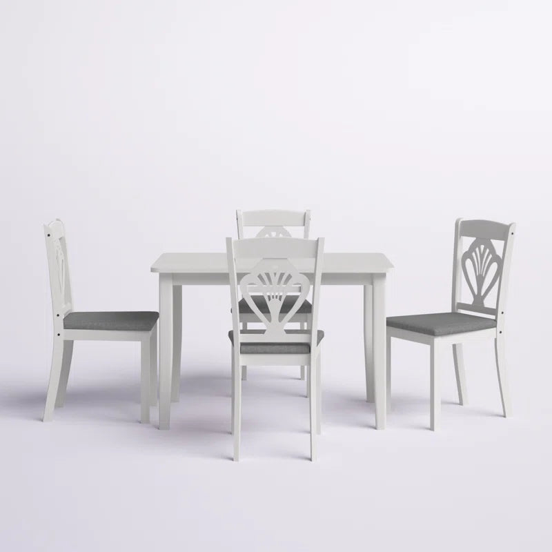 Laporate 4 Seater Dining Set For Modern Living - Wooden Bazar