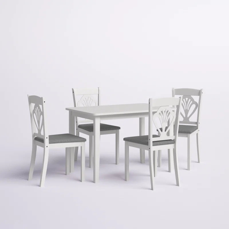 Laporate 4 Seater Dining Set For Modern Living - Wooden Bazar