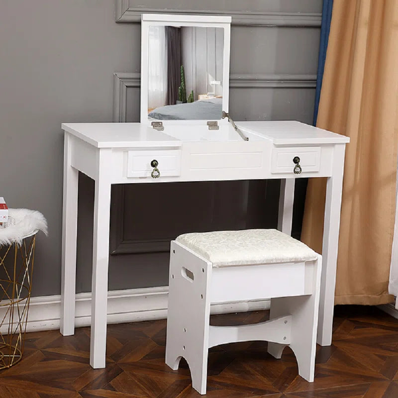 Retro Modern light luxury solid wood bedroom dresser - Wooden Bazar
