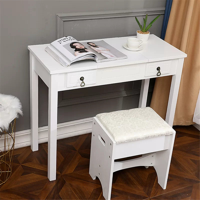Retro Modern light luxury solid wood bedroom dresser - Wooden Bazar