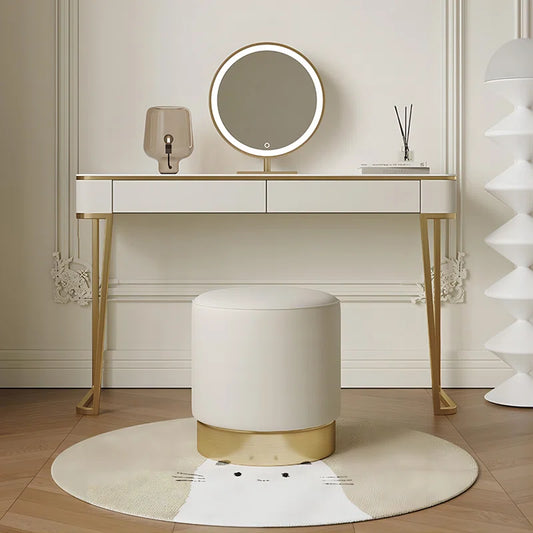 Amaurys Vanity dressing table with mirror, light and stool