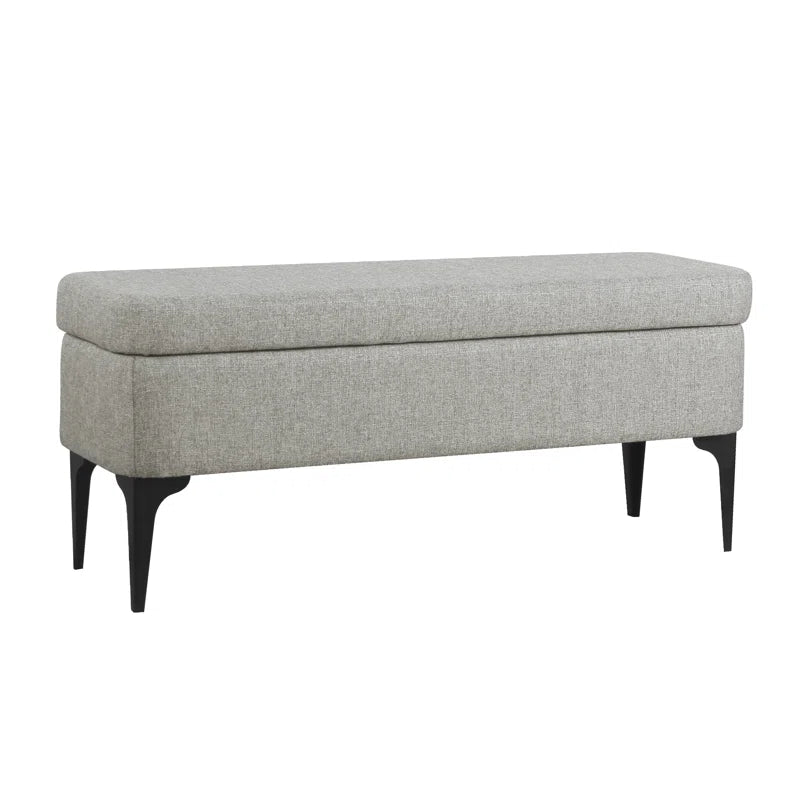 Dakker Upholstered Storage Bench - Wooden Bazar