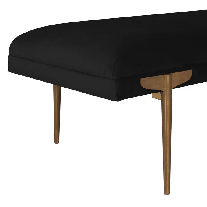 Salpiosta Velvet Bench for Modern Living - Wooden Bazar