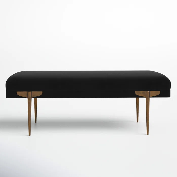 Salpiosta Velvet Bench for Modern Living - Wooden Bazar