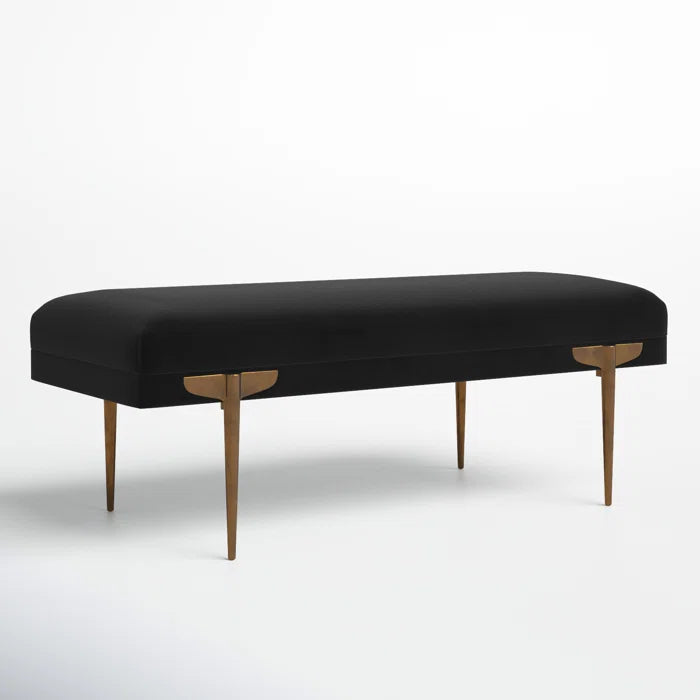 Salpiosta Velvet Bench for Modern Living - Wooden Bazar