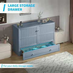 Shivank Murphy Storage Bed with Mattress - Wooden bazar
