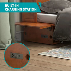 Shivank Murphy Storage Bed with Mattress - Wooden bazar