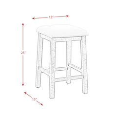 Jaspertob  3 Seater Solid Wood Dining Set - Wooden Bazar