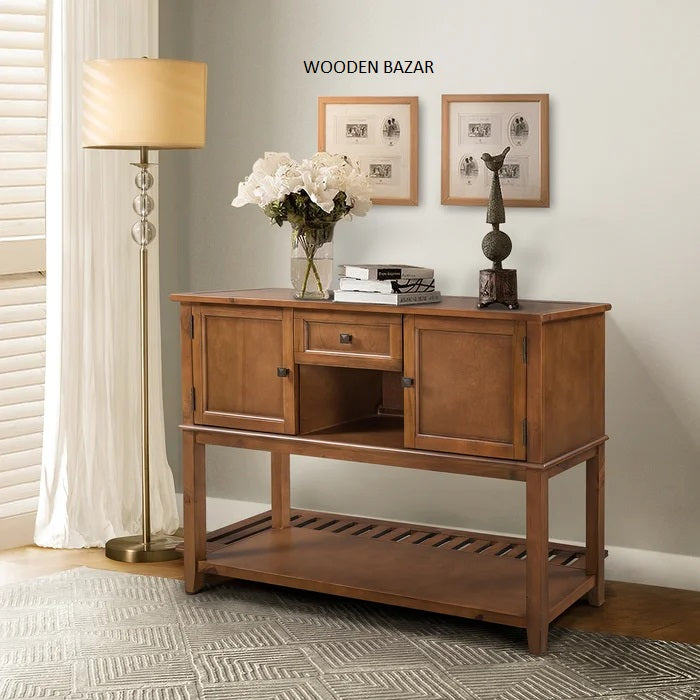 Analeise 45.2" Console Table  - Wooden Bazar