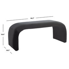 Salisteron Upholstered Bench - Wooden Bazar