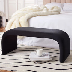 Salisteron Upholstered Bench - Wooden Bazar