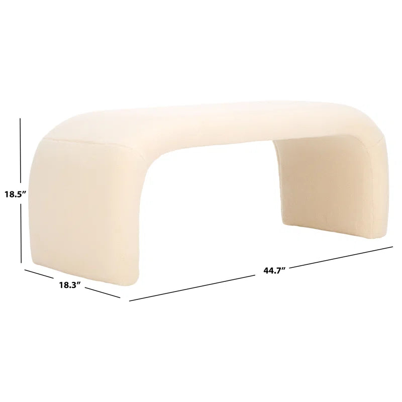 Salisteron Upholstered Bench - Wooden Bazar