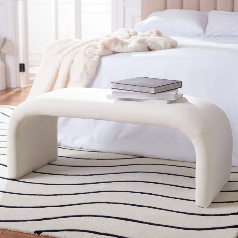 Salisteron Upholstered Bench - Wooden Bazar