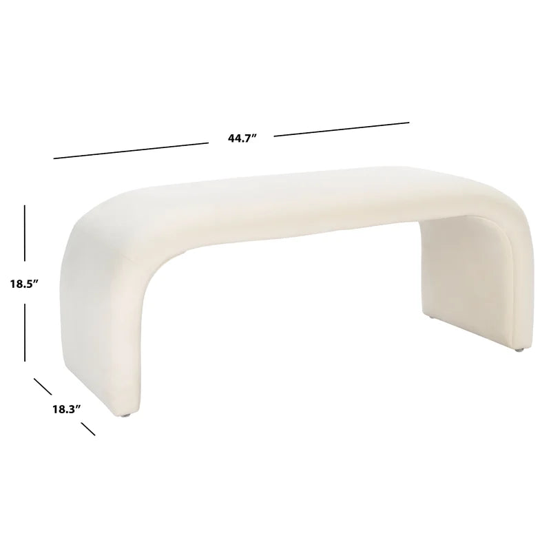 Salisteron Upholstered Bench - Wooden Bazar