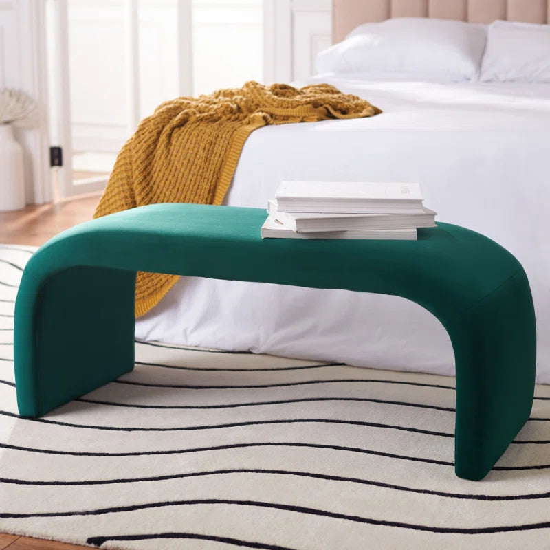 Salisteron Upholstered Bench - Wooden Bazar
