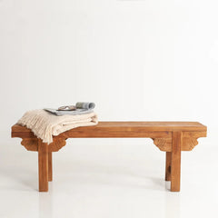 Almondar Modern Wooden Bench - Wooden Bazar