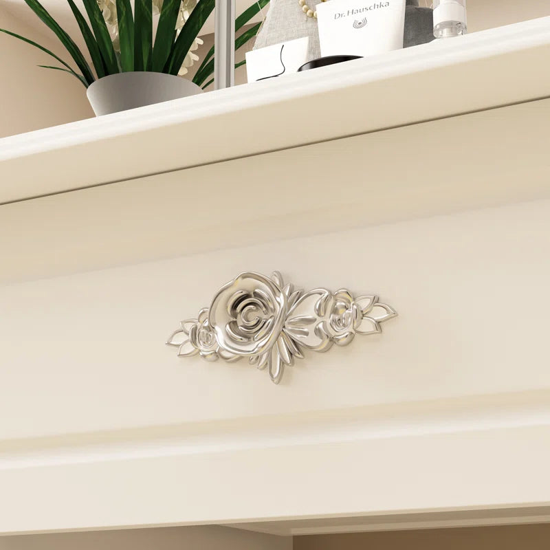 Onkar 9-Drawer Vanity With 3-Mirror - Wooden bazar