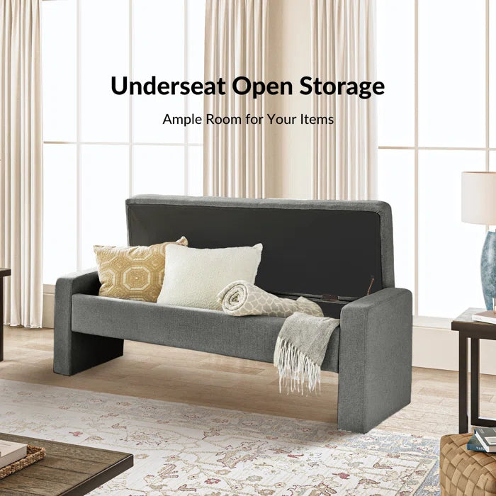 Kapgemini Modern Tufted Upholstered Storage Bench