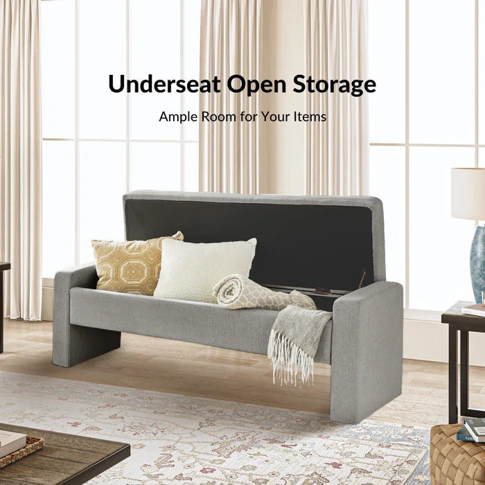 Kapgemini Modern Tufted Upholstered Storage Bench