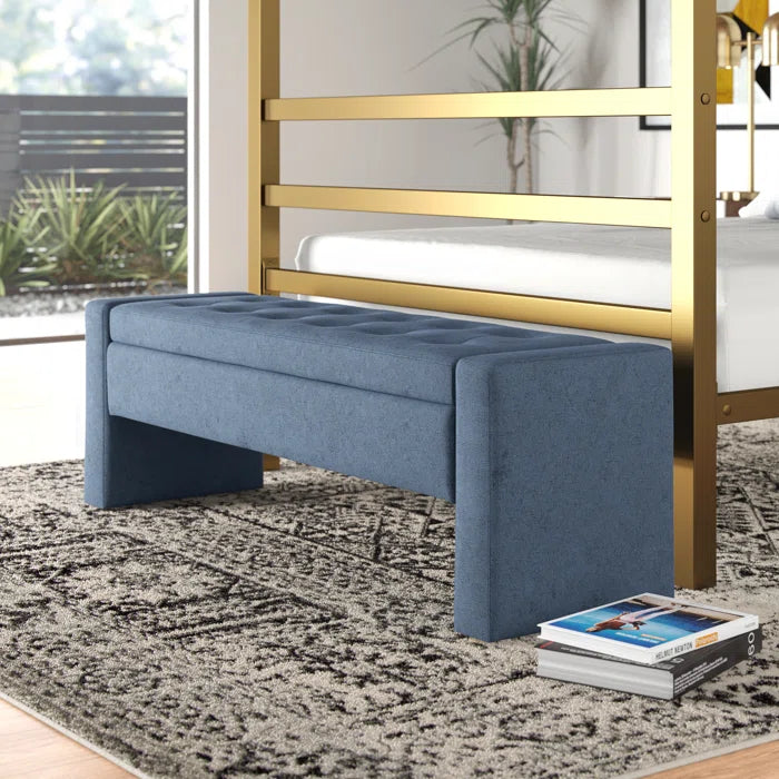 Kapgemini Modern Tufted Upholstered Storage Bench