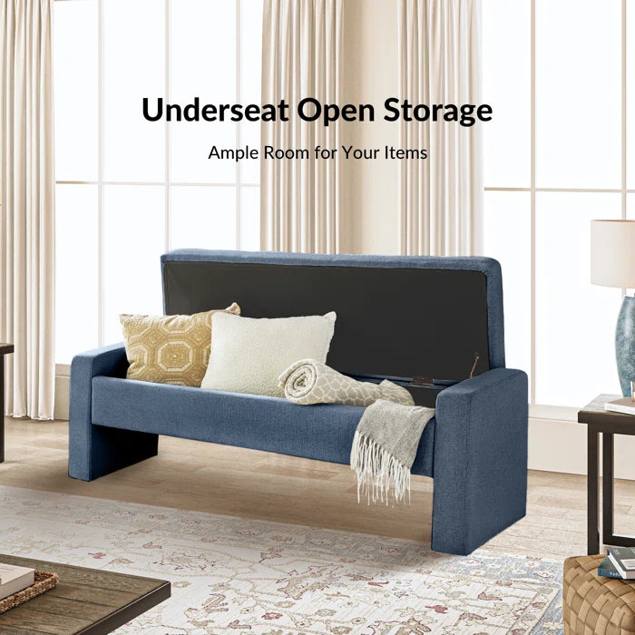 Kapgemini Modern Tufted Upholstered Storage Bench