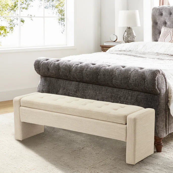Capsicum Modern Tufted Upholstered Storage Bench