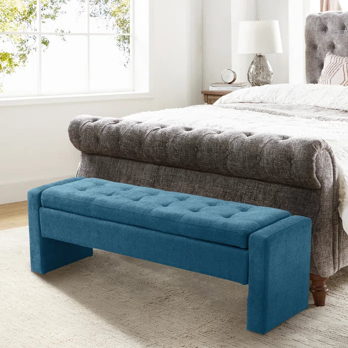 Capsicum Modern Tufted Upholstered Storage Bench