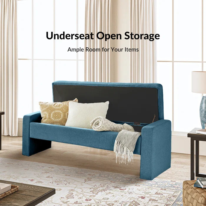 Capsicum Modern Tufted Upholstered Storage Bench
