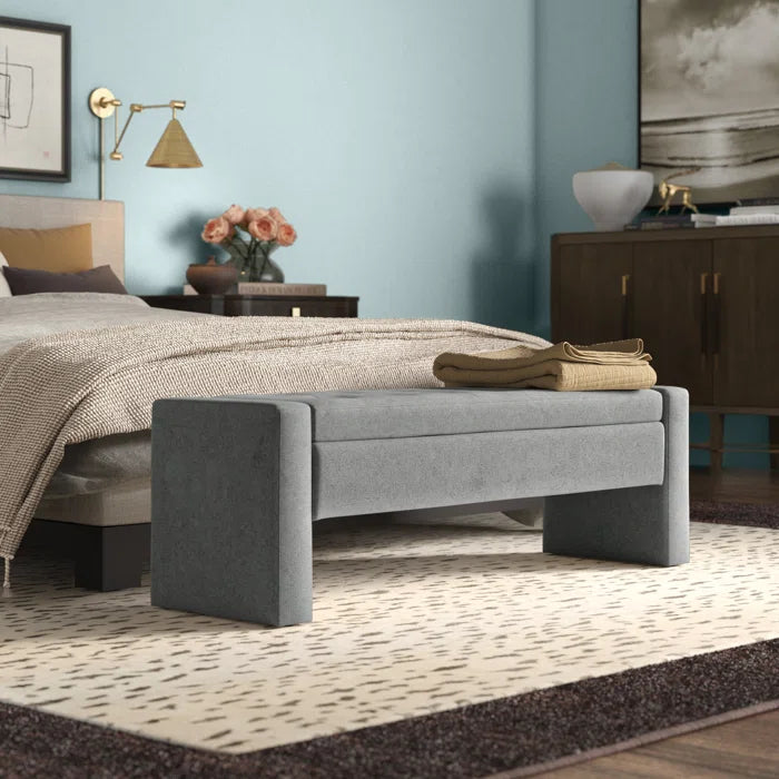 Kapgemini Modern Tufted Upholstered Storage Bench