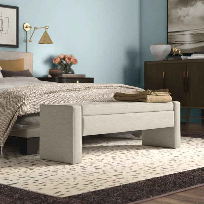 Kapgemini Modern Tufted Upholstered Storage Bench