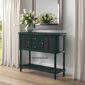 Antwjuan 42.25" Console Table and Mirror Set - Wooden Bazar