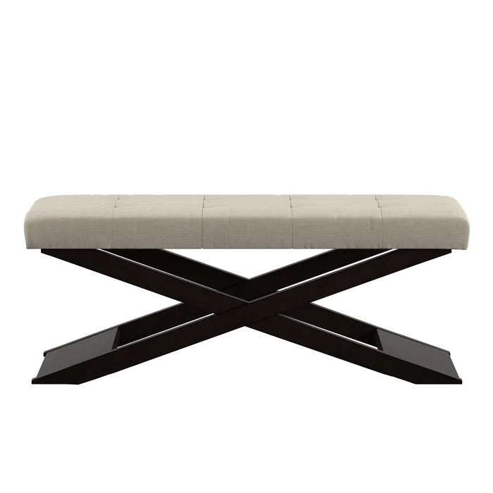 Lysino Upholstered Bench - Wooden Bazar