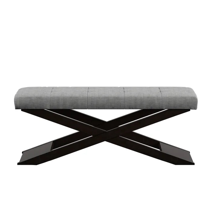 Lysino Upholstered Bench - Wooden Bazar