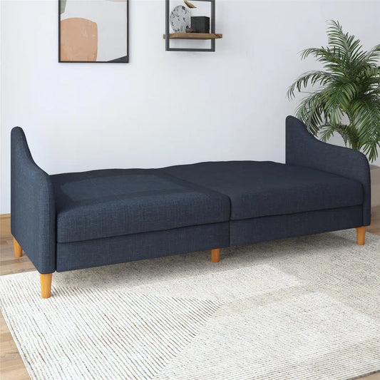 Buy Messi Comfortable Round Arm Convertible Sofa by- Wooden Bazar