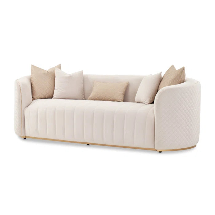 Ariana 2 - Piece Velvet Living Room Set Luxury Sofa Set