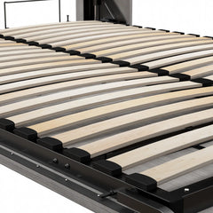 Murphy Bed with Shelving and Drawers - Wooden Bazar