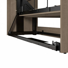 Murphy Bed with Shelving and Drawers - Wooden Bazar