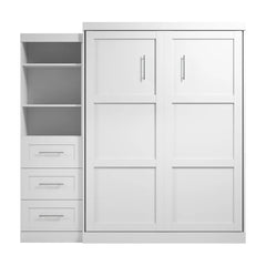 Murphy Bed with Shelving and Drawers - Wooden Bazar