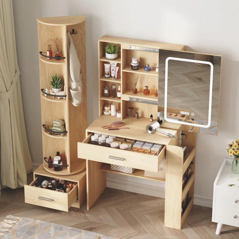 Acrobar Vanity Dressing Table For Modern Living - Wooden Bazar