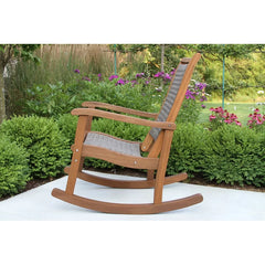 Daaser Rocking Solid Wood Chair - Wooden Bazar