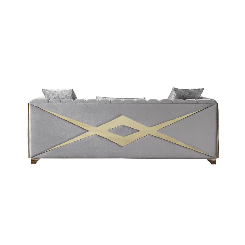 Arrono 3 - Piece Velvet Living Room Luxury Sofa Set