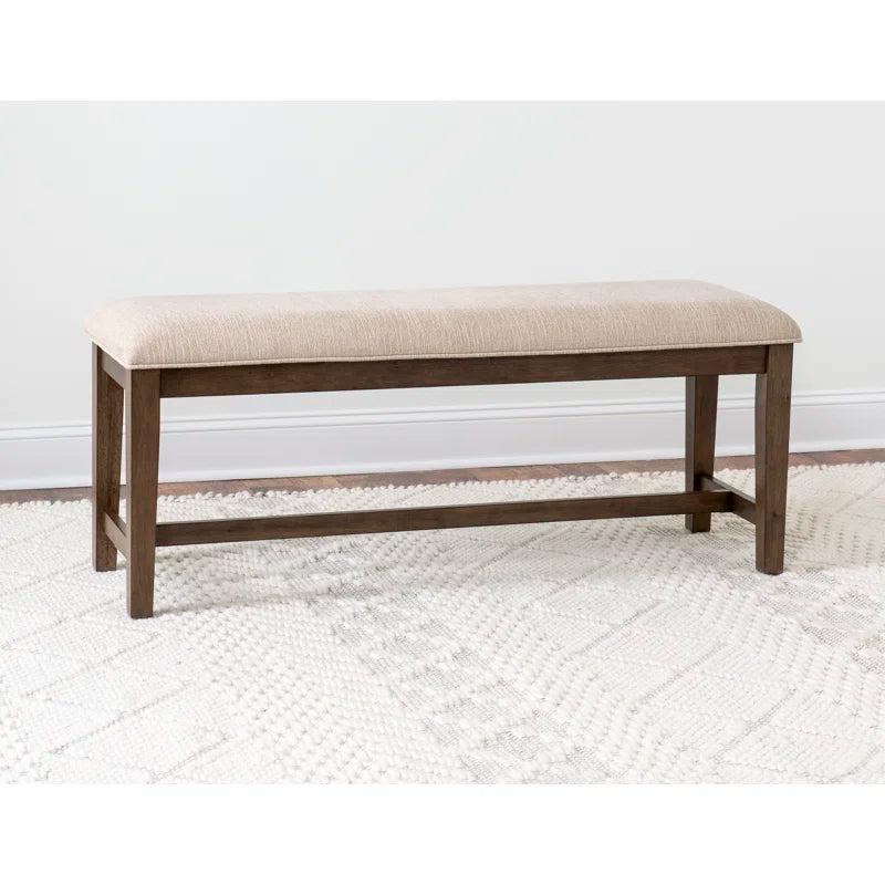 Zailex Upholstered Bench - Wooden Bazar