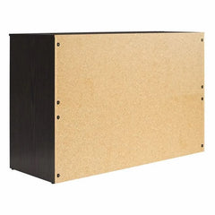 Queen Cabinet Bed With Storage Drawer - Wooden Bazar