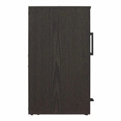Queen Cabinet Bed With Storage Drawer - Wooden Bazar
