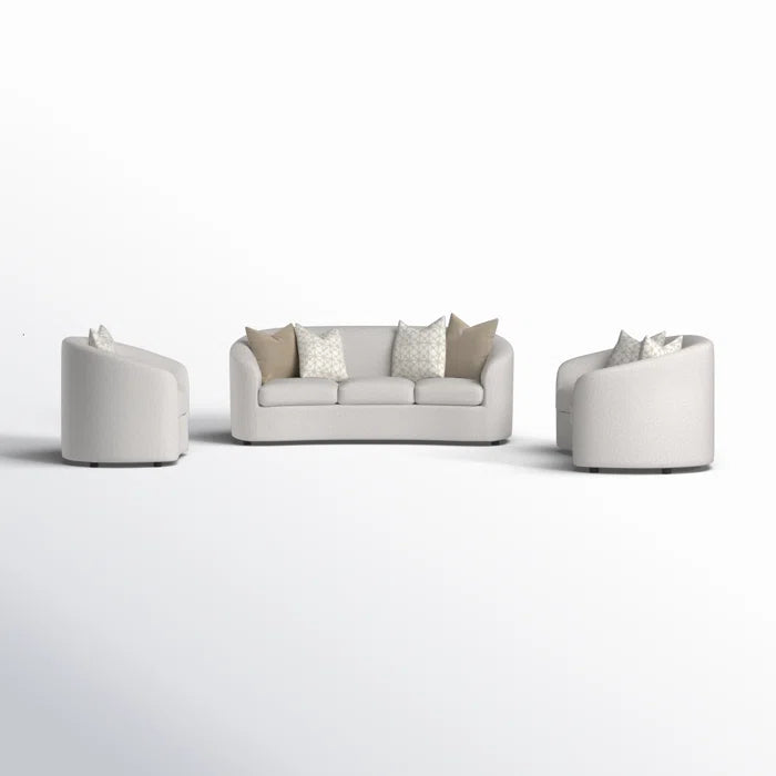 Ashleene 3 - Piece Living Room Luxury Sofa Set