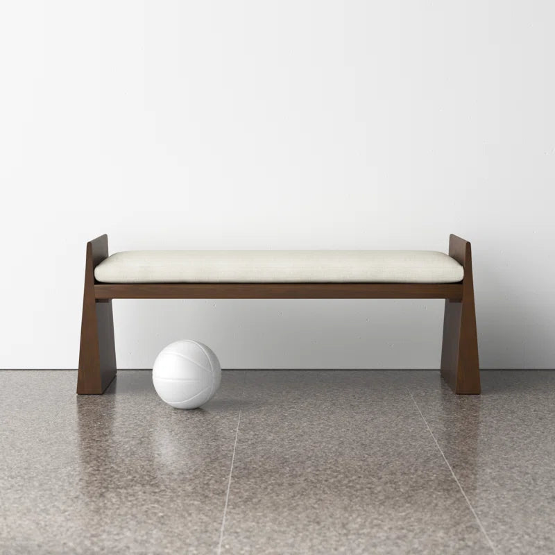 Vaxter Velvet Upholstered Bench - Wooden Bazar