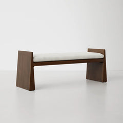 Vaxter Velvet Upholstered Bench - Wooden Bazar